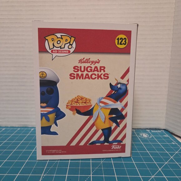 Funko POP Ad Icons Kellogg's Suger Smacks Smaxey The Seal 123 Vinyl Figure - Picture 3 of 6